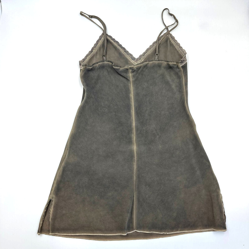Morrison Grey Silk Lace Trim Tank Top Size Small - Picture 10 of 10